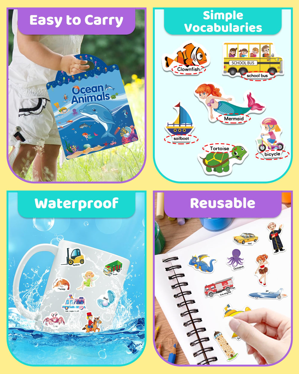 Benresive Fairy stickers book sparks creative storytelling.