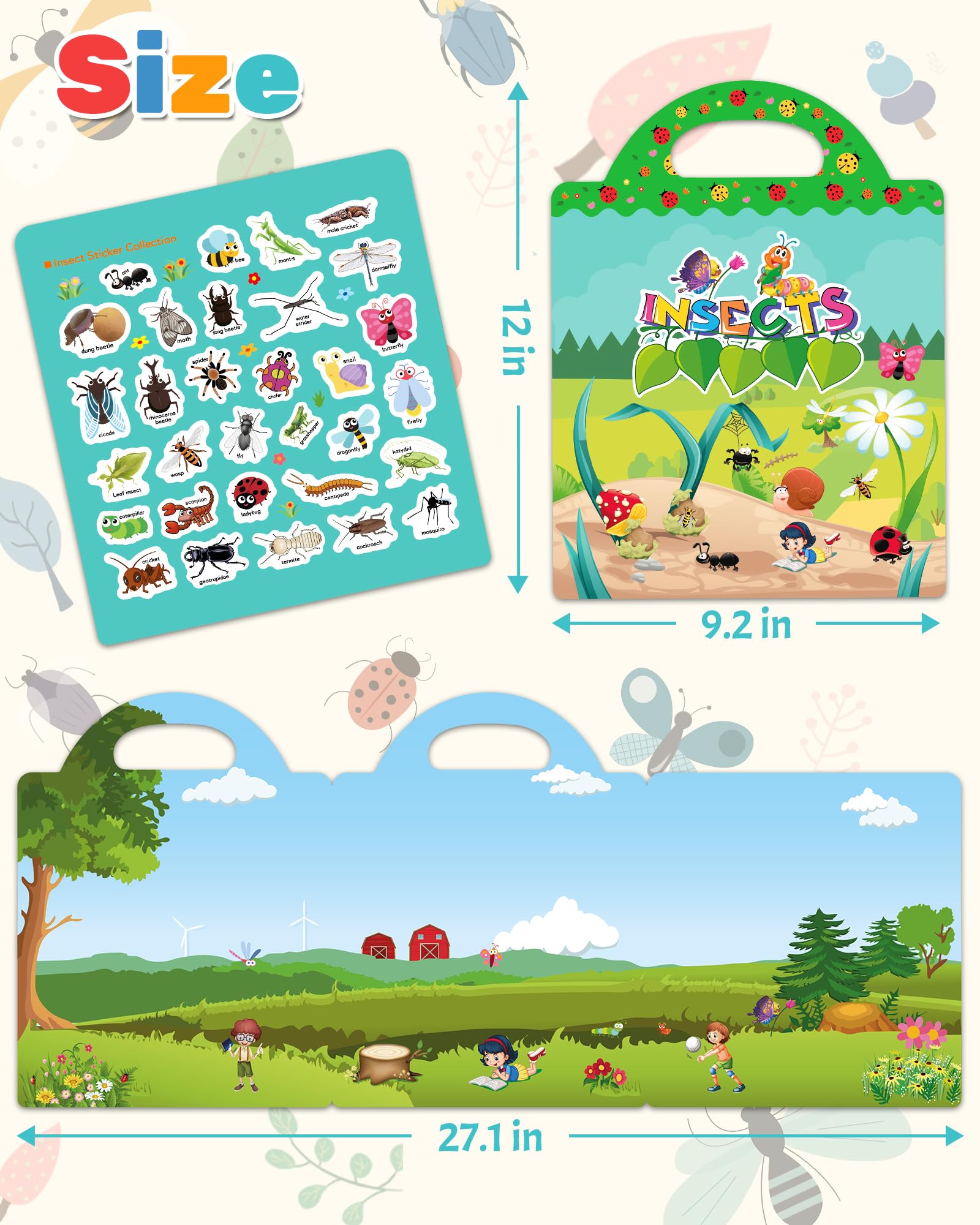 Benresive gift-ready sticker kit for screen-free fun