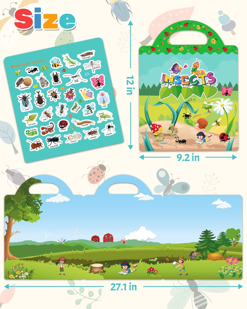 Benresive gift-ready sticker kit for screen-free fun