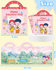 Benresive valentines sticker book gift-ready packaging for birthdays