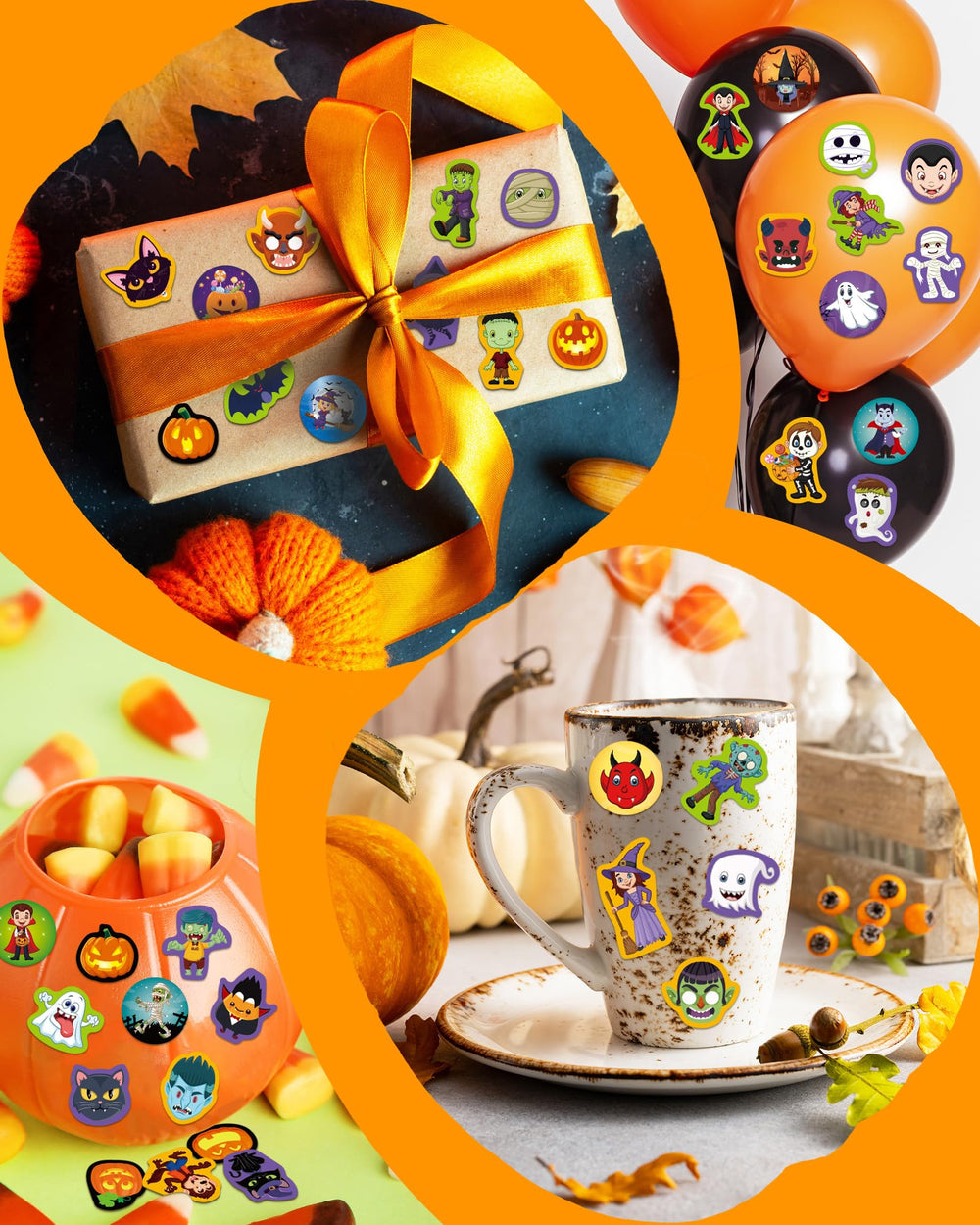Benresive witch hat designs ideal for walls, windows, and mirrors