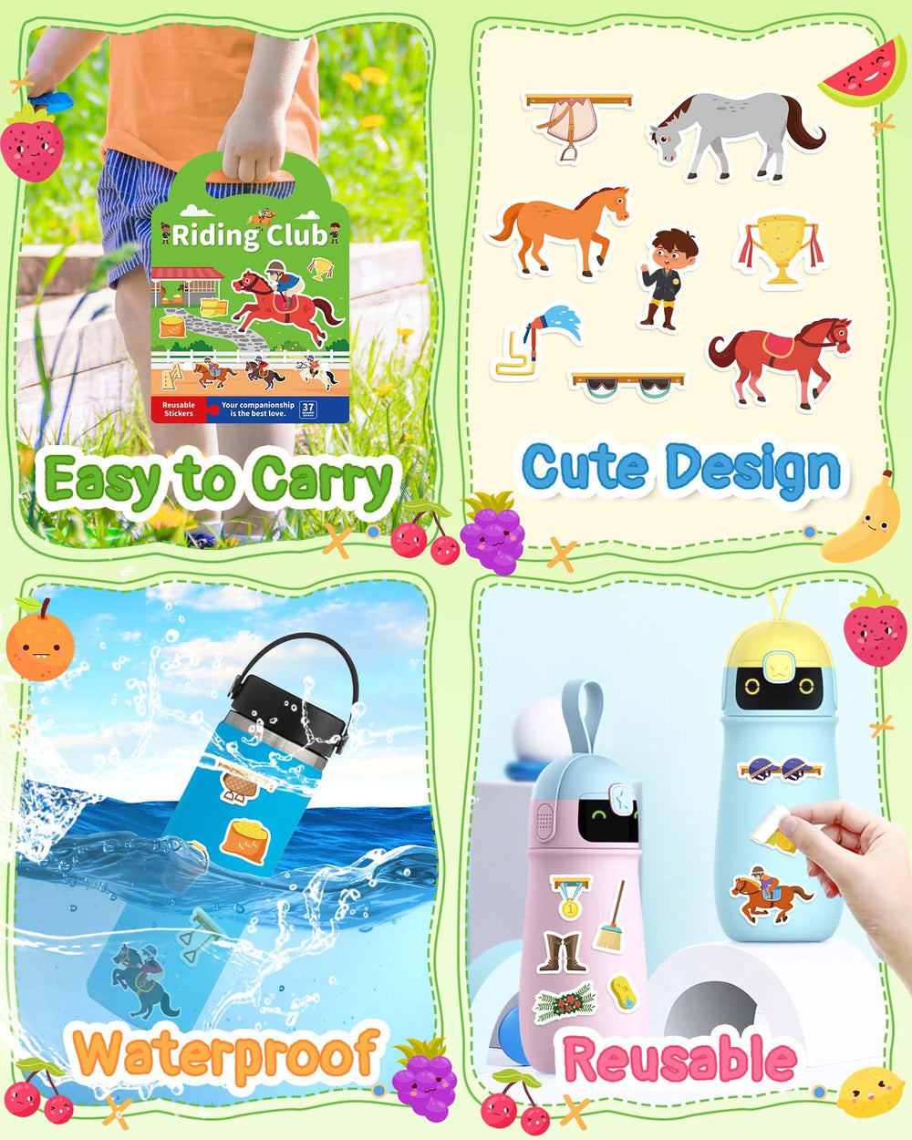 Benresive learning-through-play stickers boost hand-eye coordination and word recognition