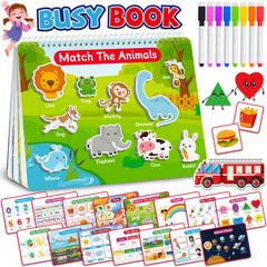 Benresive Montessori Busy Book cover inviting tactile exploration for toddlers.