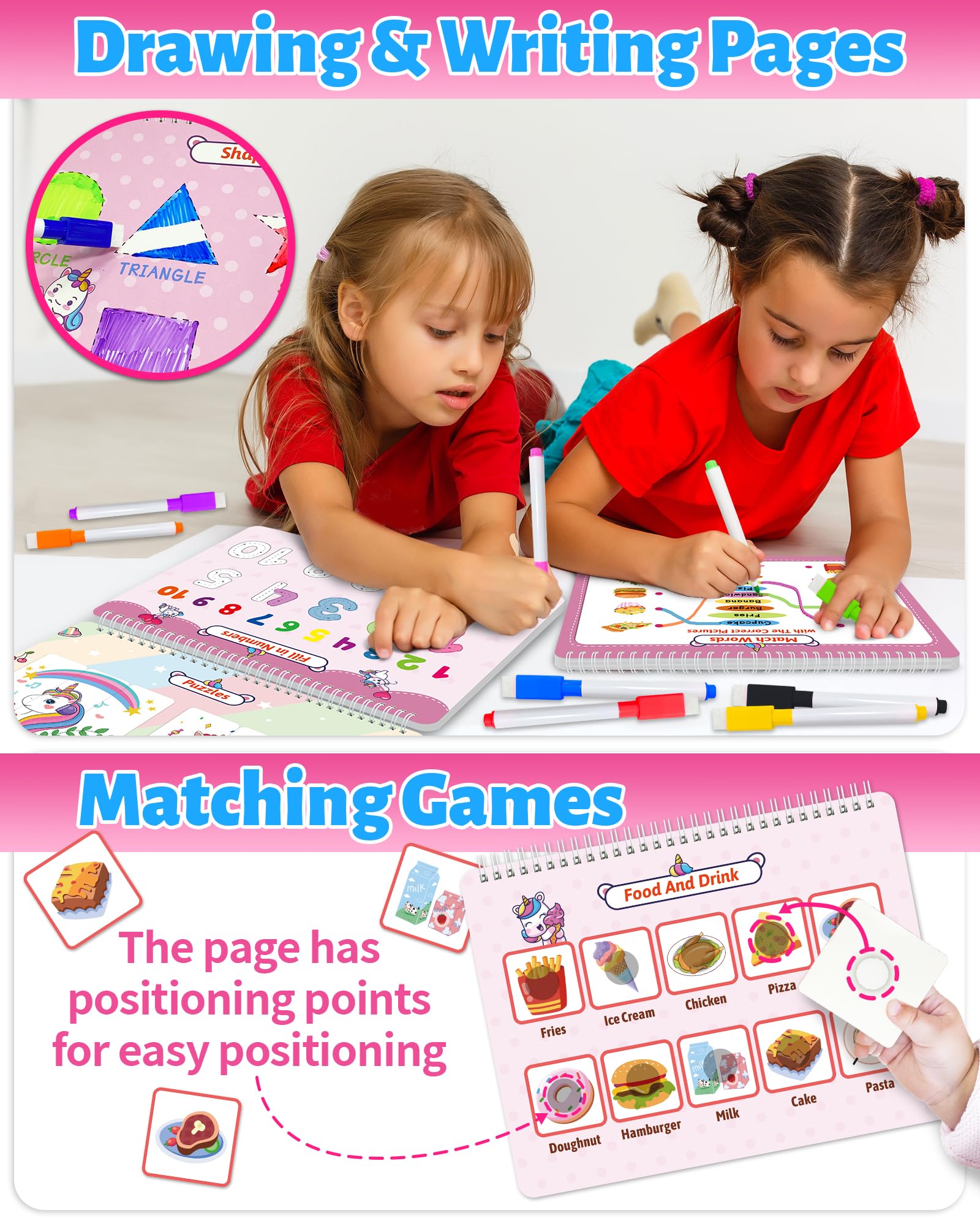 Benresive Busy Book drawing and writing pages spark creativity.