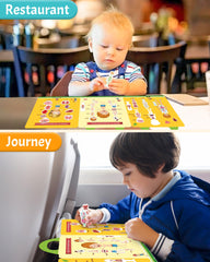 Benresive reusable stickers pages encourage hands-on learning and fine motor skills.
