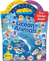 Benresive Ocean Animals sticker book for mess-free, reusable play.
