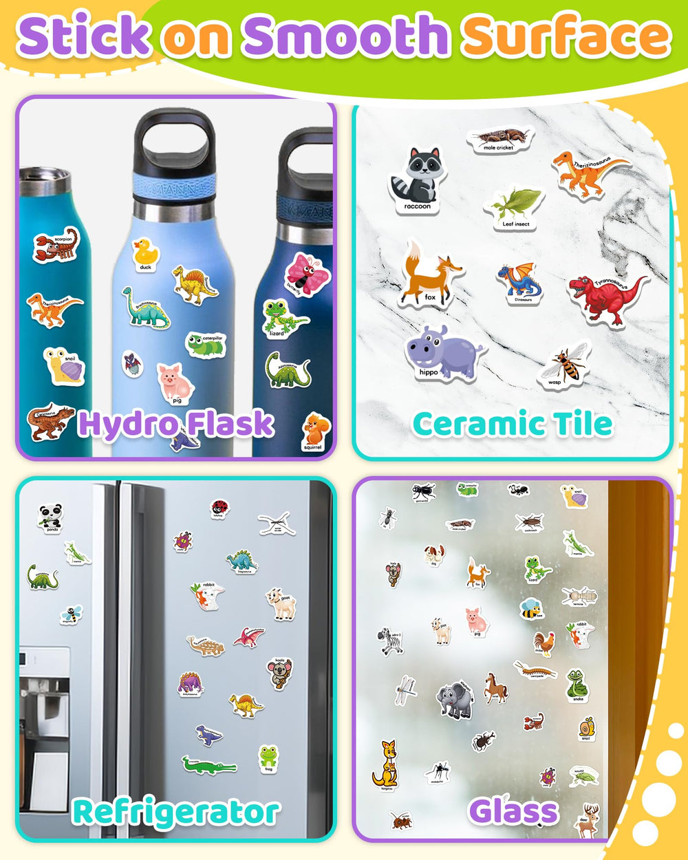 Benresive portable sticker book with handle for travel and on-the-go fun.