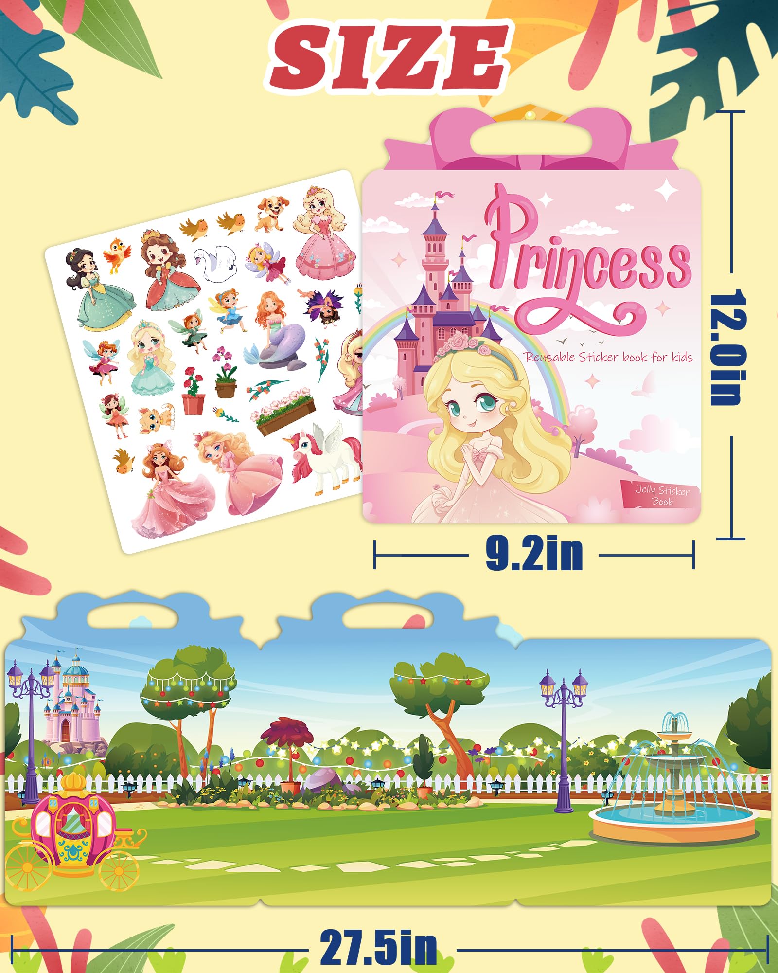 Benresive reusable PVC stickers enable screen-free, lasting fun.