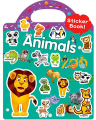 Benresive reusable sticker book cover showcasing the animals zoo theme for travel fun