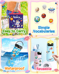 Benresive Space Sticker Book opened for play