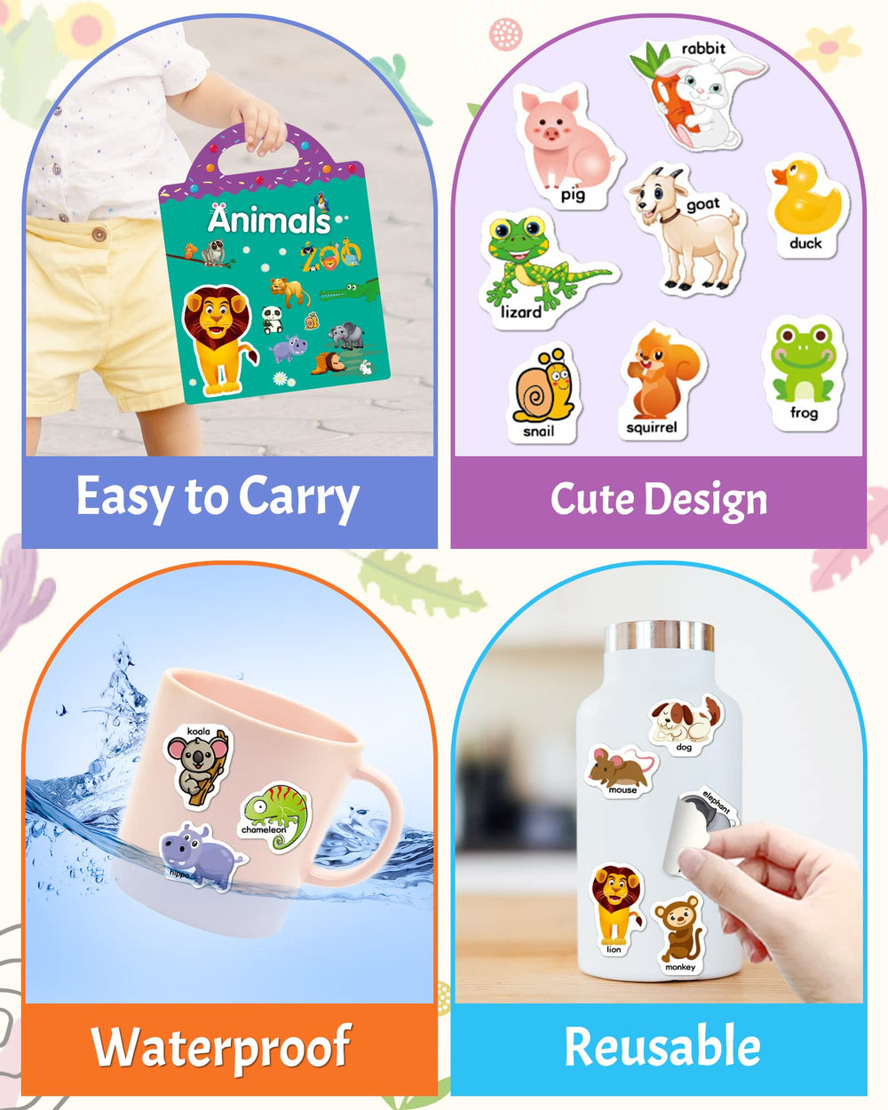 Benresive learning through play book supports early literacy and fine motor skills