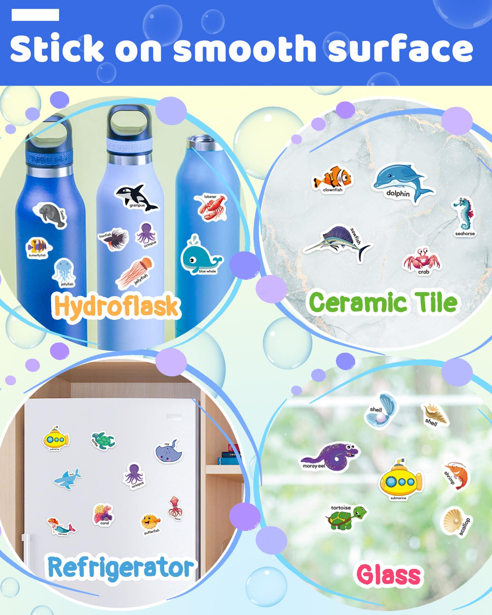 Benresive sticker book open with stickers ready for quick on-the-go crafts