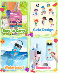 Benresive sticker book storage compartment keeps stickers organized