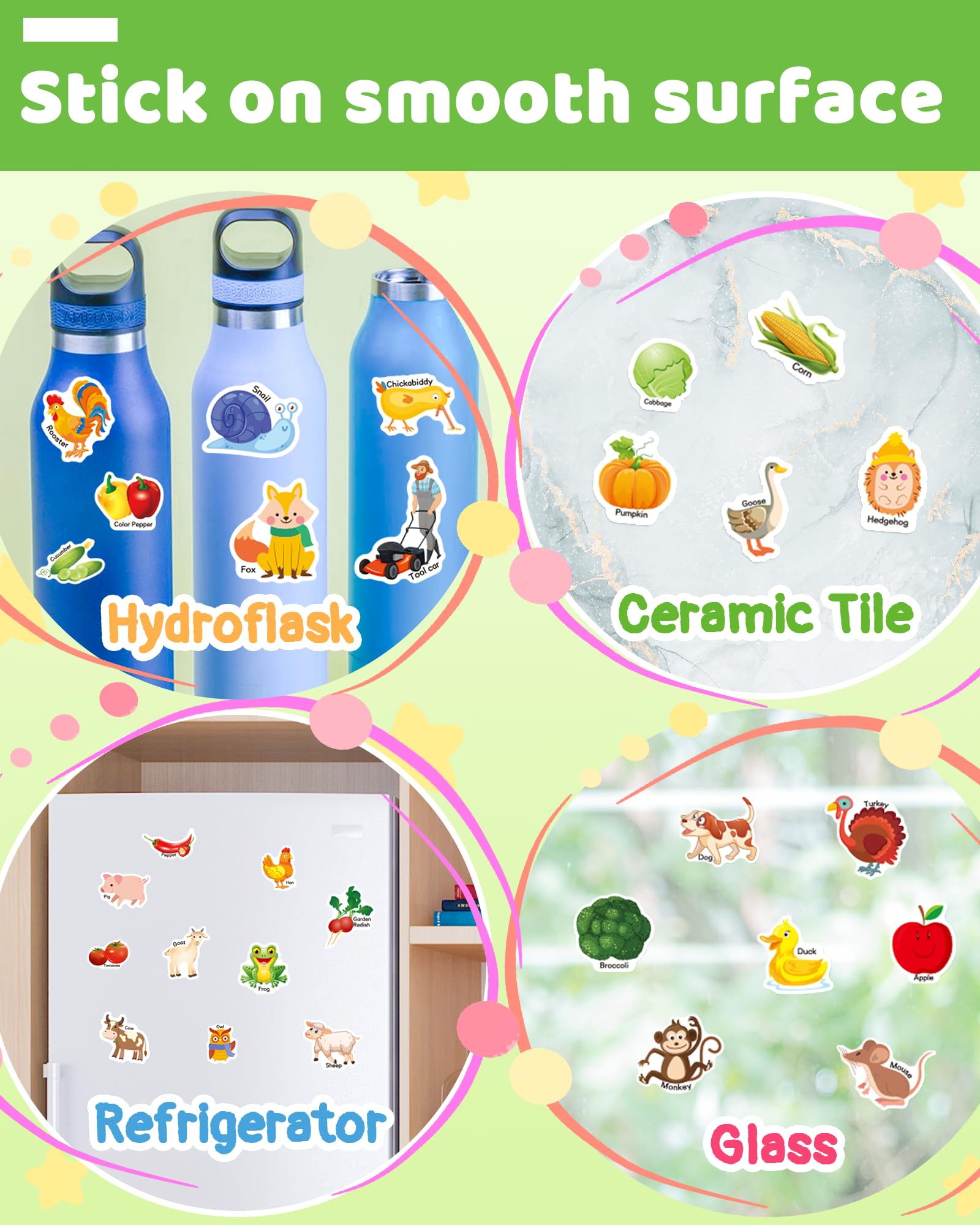 Benresive sticker book with a durable handle for portable fun.