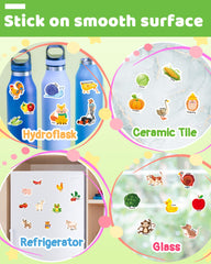 Benresive sticker book with a durable handle for portable fun.