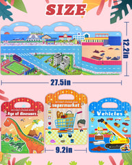 Benresive sticker book used on windows or bottles during outings