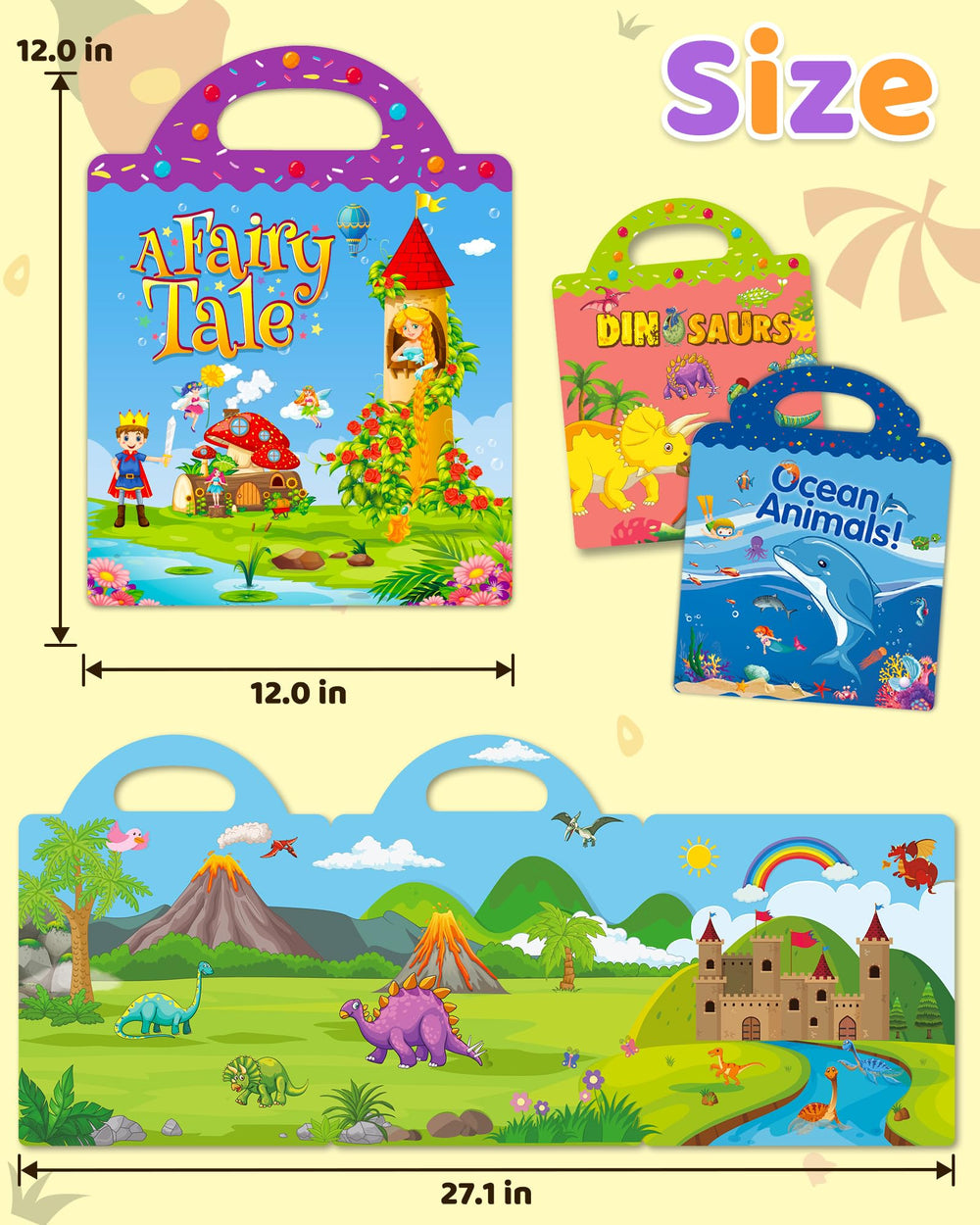 Benresive Window play with stickers shows easy surface play and creativity