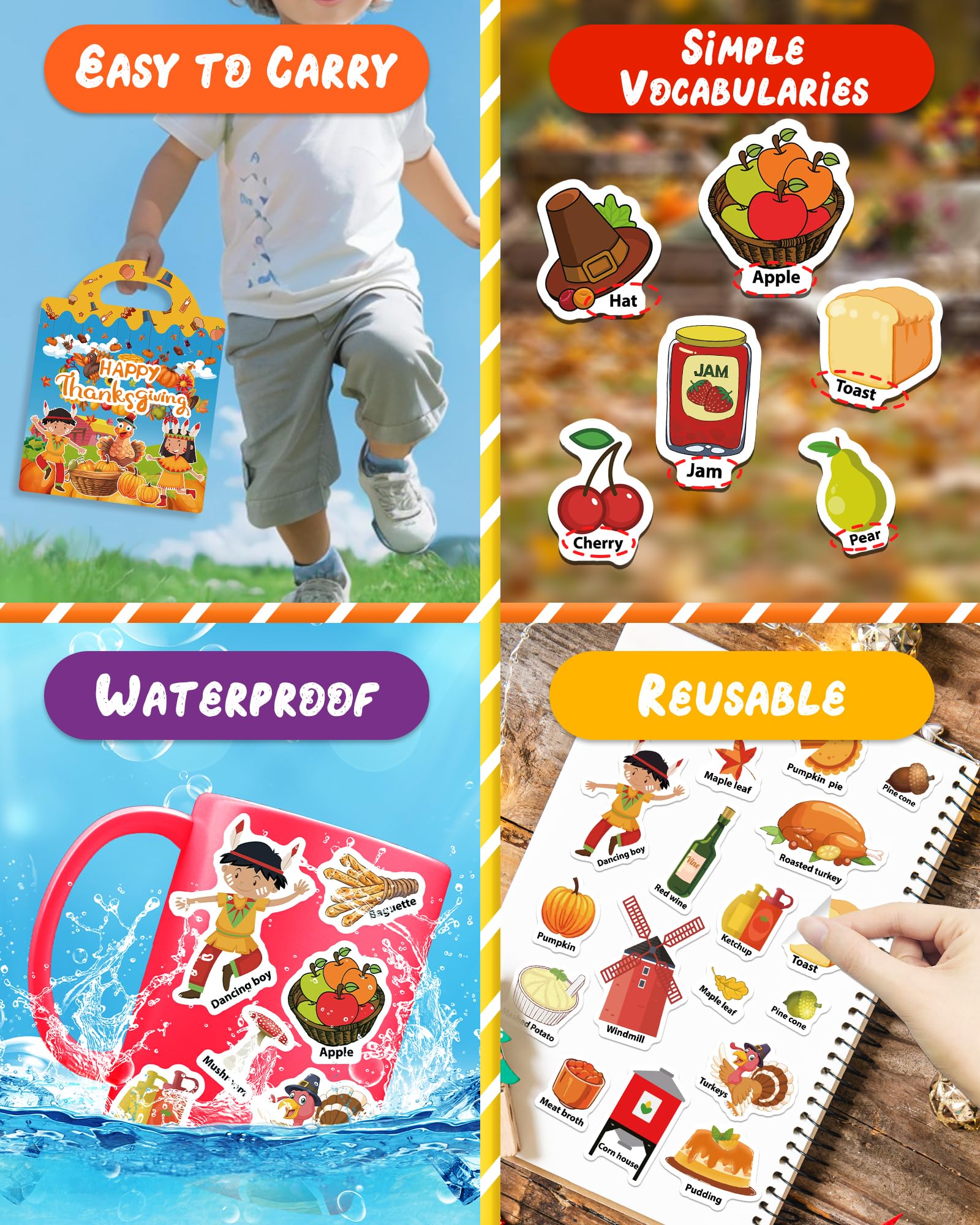 Benresive stickers on a window show versatile surface-friendly play.