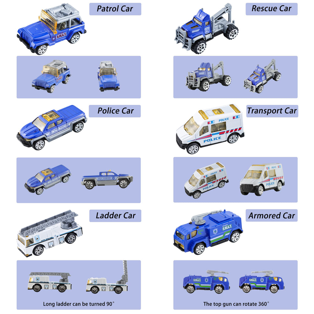 BenRich ambulance mini vehicle—detailed plaything for storytelling and fine motor practice.