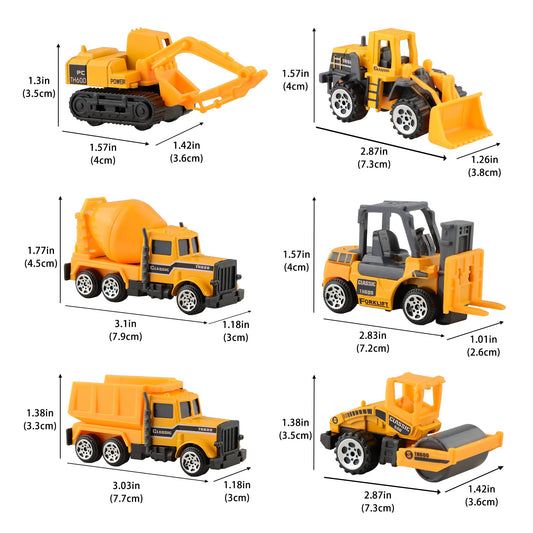 BenRich 1:64 excavator die cast toy enhances construction play and coordination