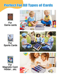 Bentoward wide application suits sports cards and other collectibles for organized keeping.