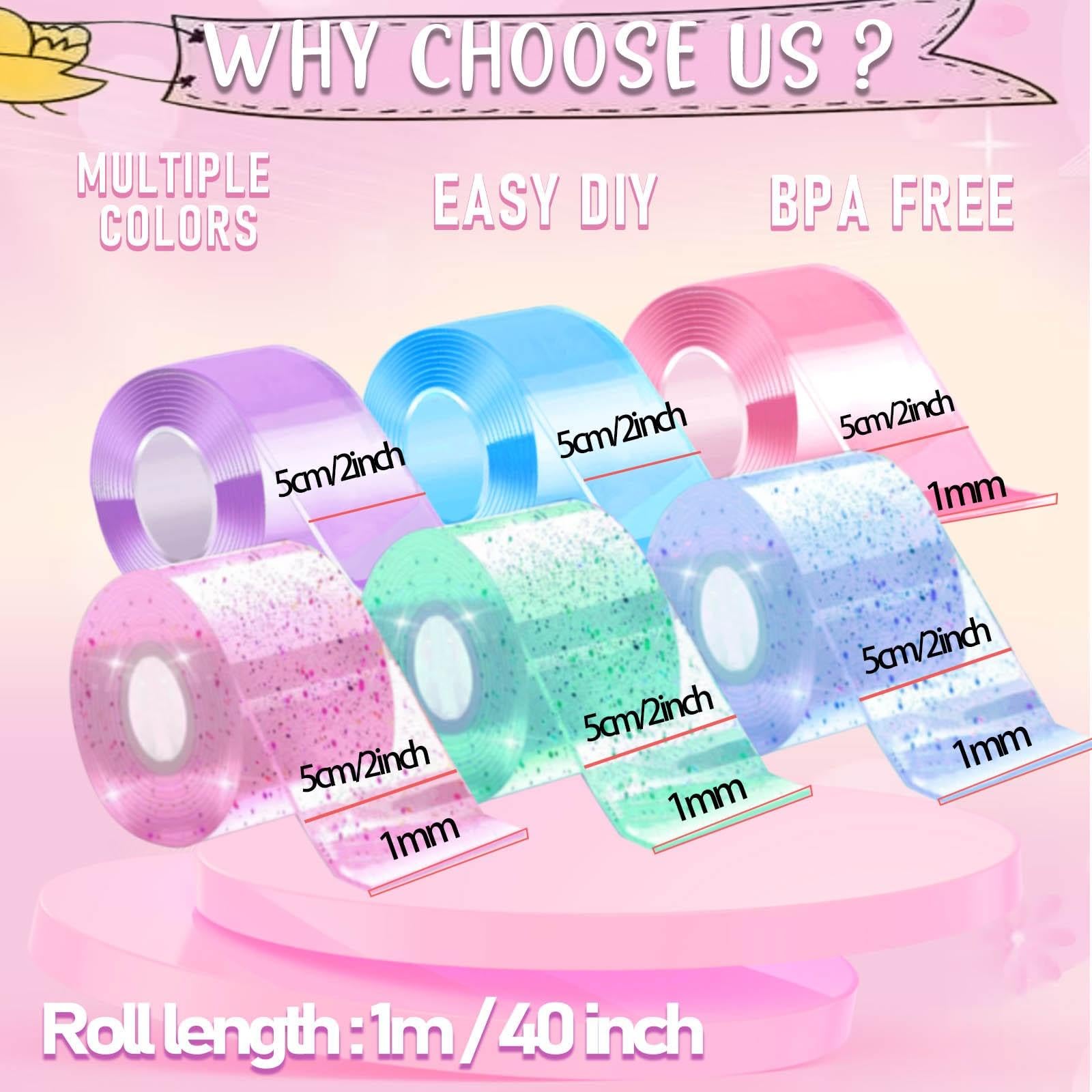 BENWIL nano tape bubbles kit straw: easy bubble creation with straws.
