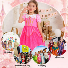 Benylion Princess Dress featuring crewneck and flare hem for versatile occasions