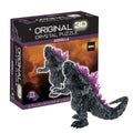 Bepuzzled Godzilla Ultra Deluxe 3D crystal puzzle pieces click together with satisfying precision.