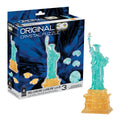 BePuzzled Statue of Liberty Deluxe 3D Crystal Puzzle with translucent interlocking pieces for display