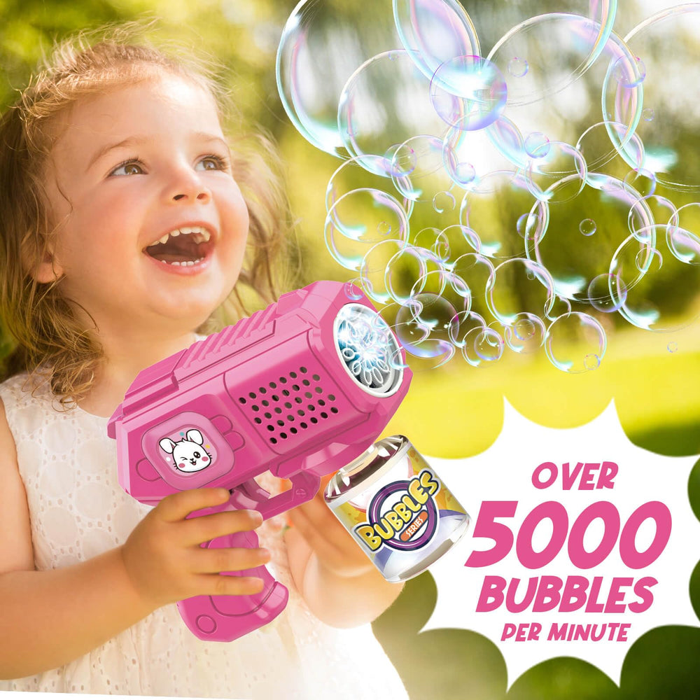 Beria bubble solution bottle enhances bubble brightness for vivid sessions