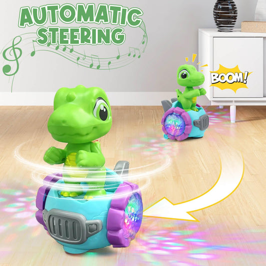 Beria Dinosaur Robot Car auto steering aids obstacle navigation