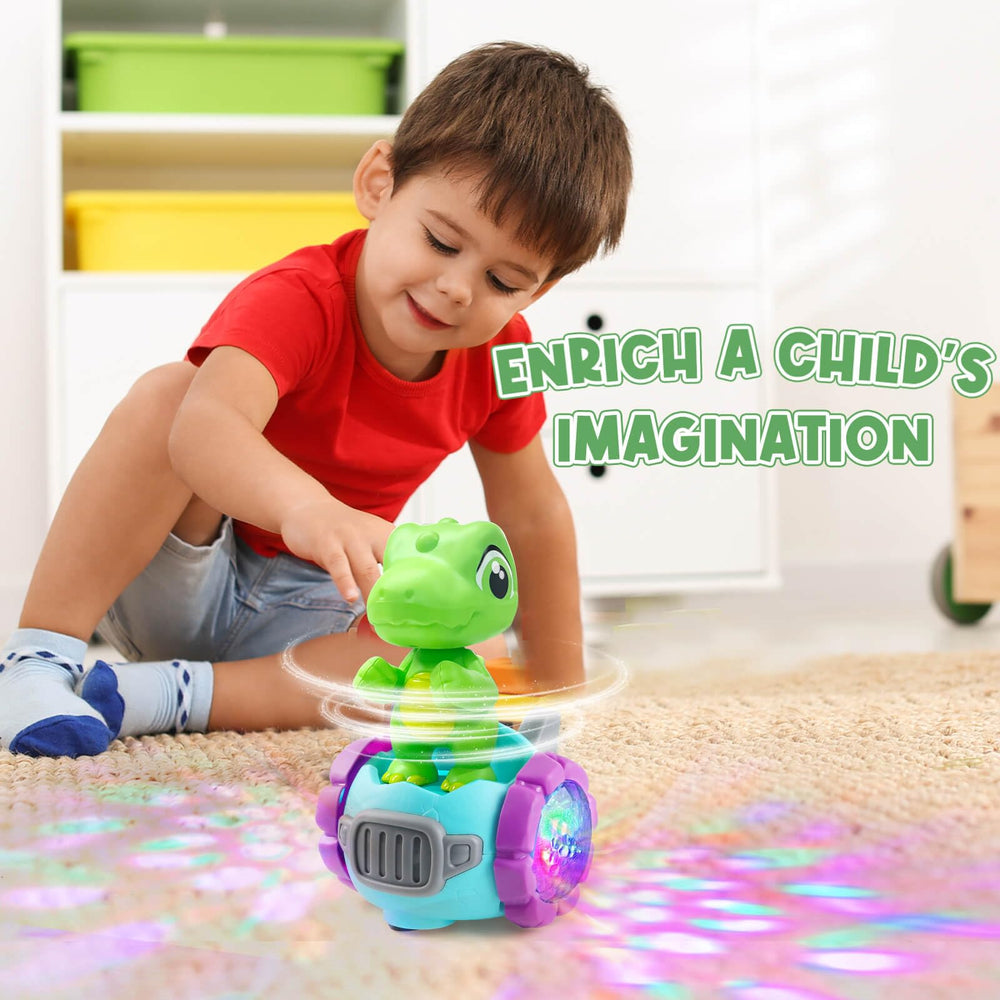 Beria Dinosaur Robot Car easy grip surface supports little hands