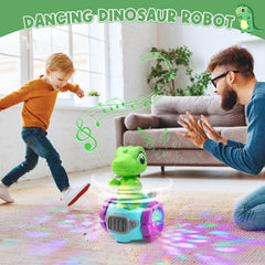 Beria Dinosaur Robot Car features vibrant visuals for imaginative play