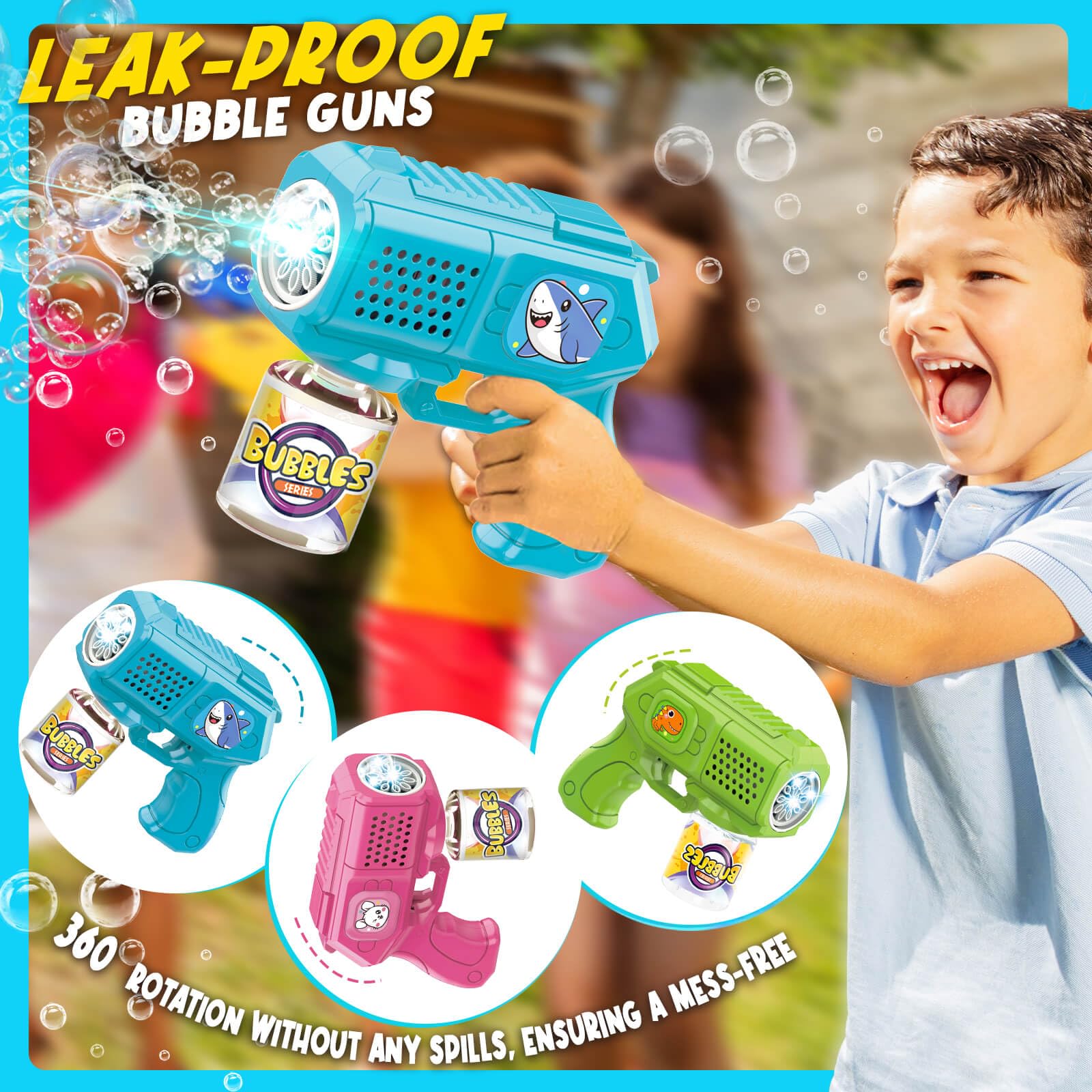 Beria leak-proof design prevents spills during energetic play