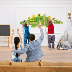 Spacious 53 by 18 inch panel supports group activities.