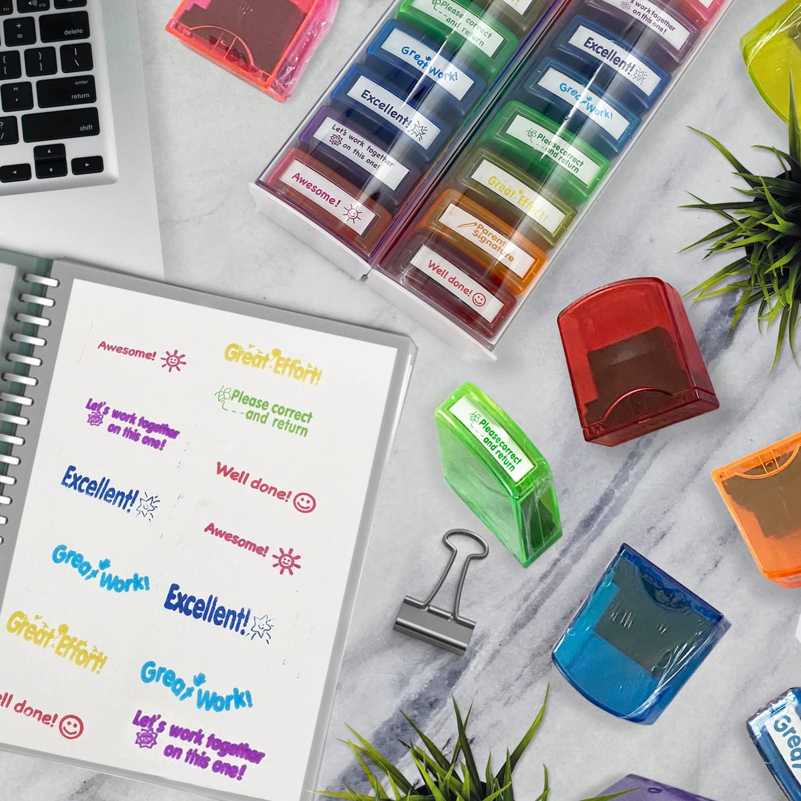 Bertiveny parent-signature-ready stamps support home school communication