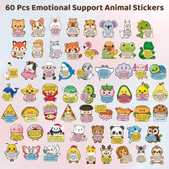BESARME cute animal designs brighten laptops and bottles with positivity.