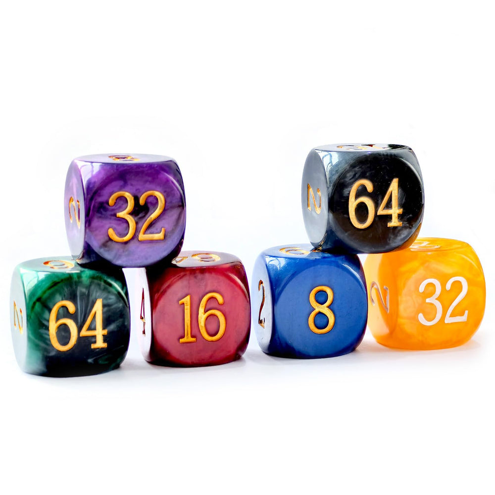 Bescon Dice large 30mm cube offers easy grip and readable numbers.