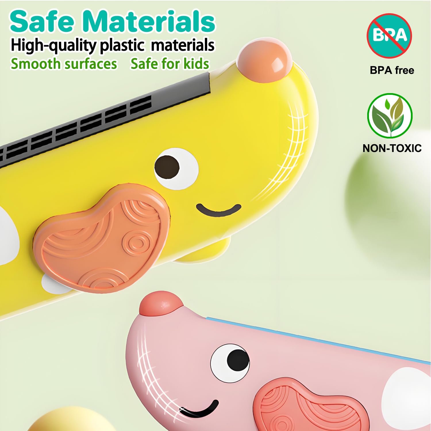 Besiciwiin harmonica easy clean design for kids.