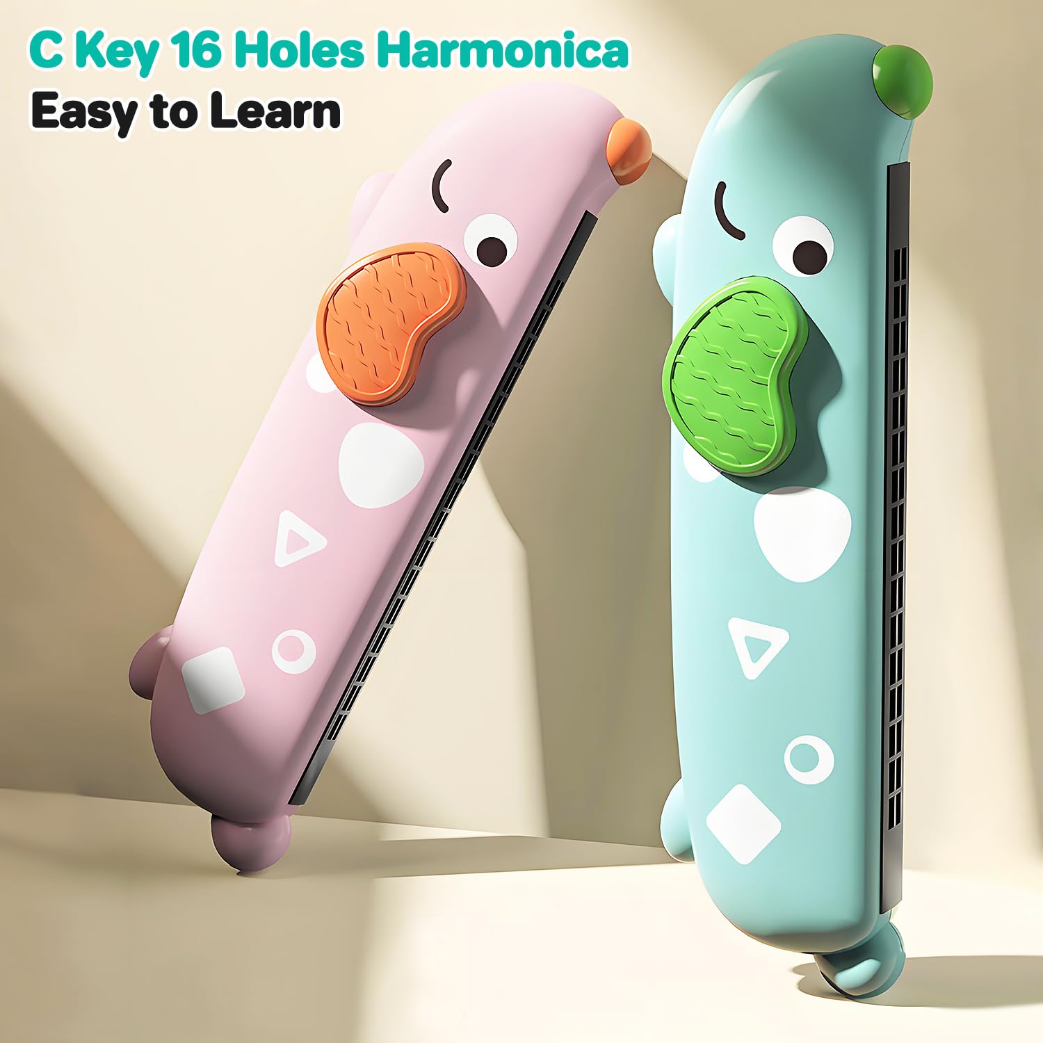 Besiciwiin harmonica kid learning aid enhances fine motor skills.
