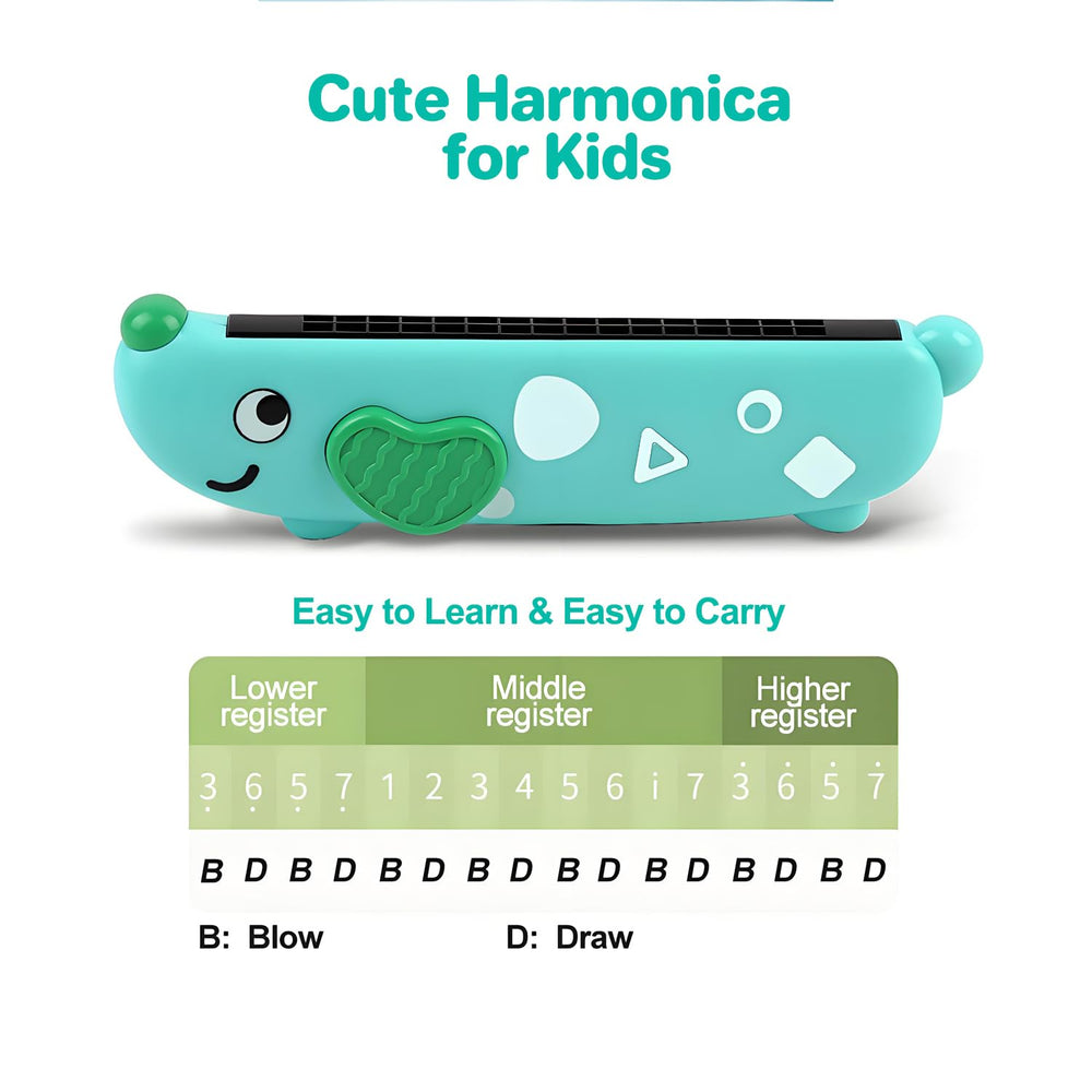 Besiciwiin harmonica portable toy for travel.
