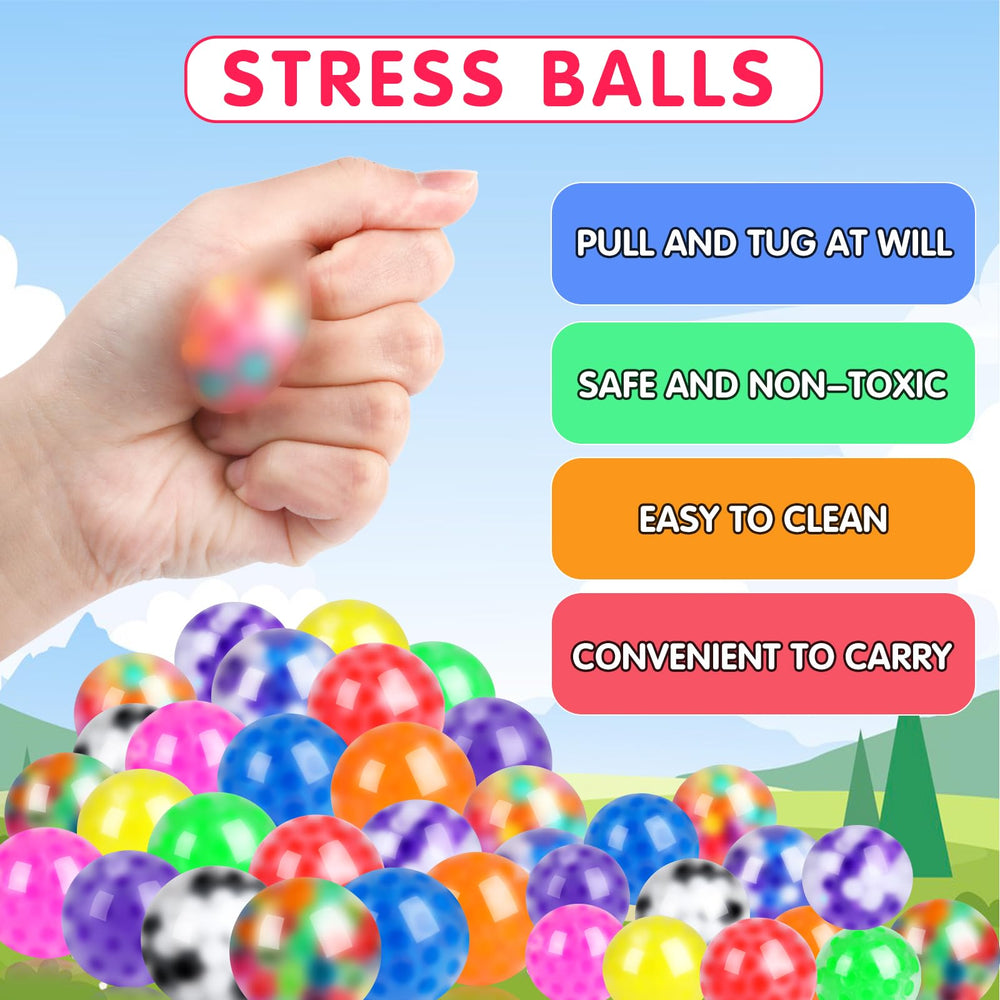 BESNEL squishy balls pocket-ready for on-the-go stress relief