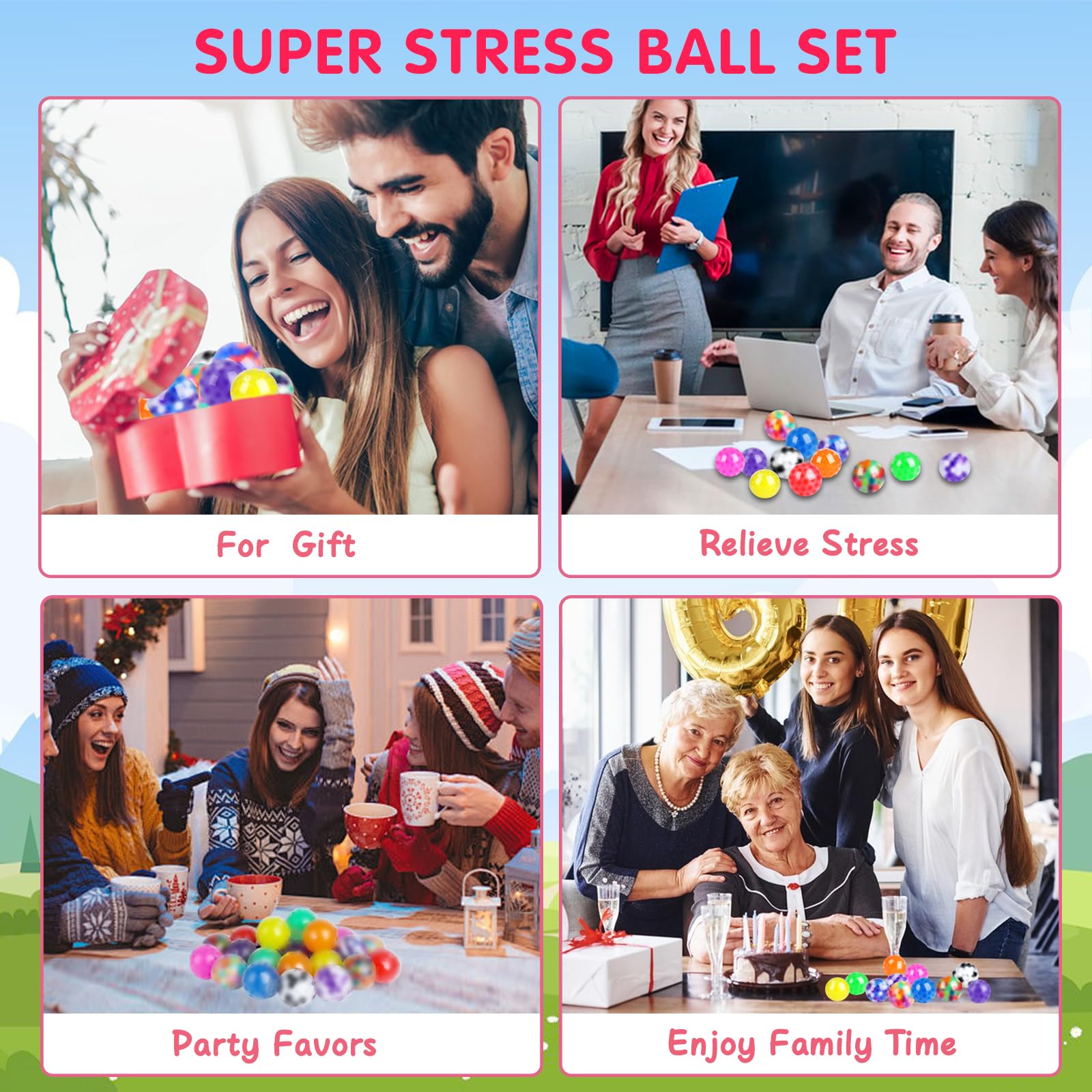 BESNEL colorful set supports play, focus, and relaxation