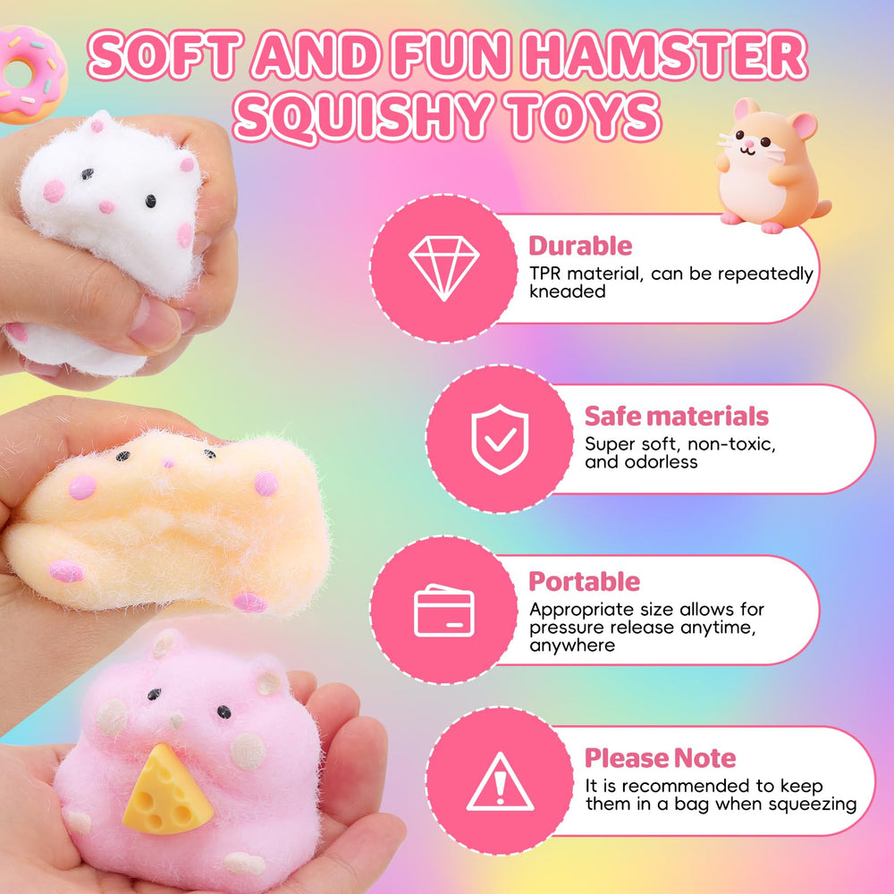 BESNEL hamster toy hanging from a backpack as a cute accessory
