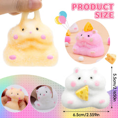 Close-up of BESNEL Taba hamster texture showing plush squish