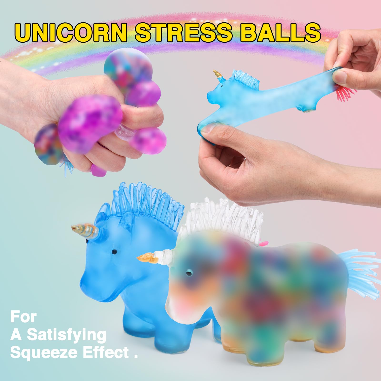 Besnel variety of colors stress balls for calm focus and tactile fun.
