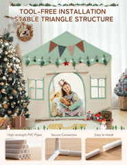 Besrey Indoor-outdoor playhouse for versatile family fun.