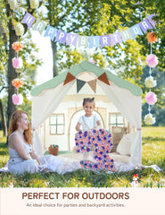 Besrey Spacious 51x35x51 inches playhouse for multiple kids.
