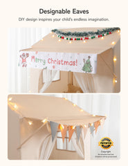 Besrey large play tent with two doors and two windows for growing play.