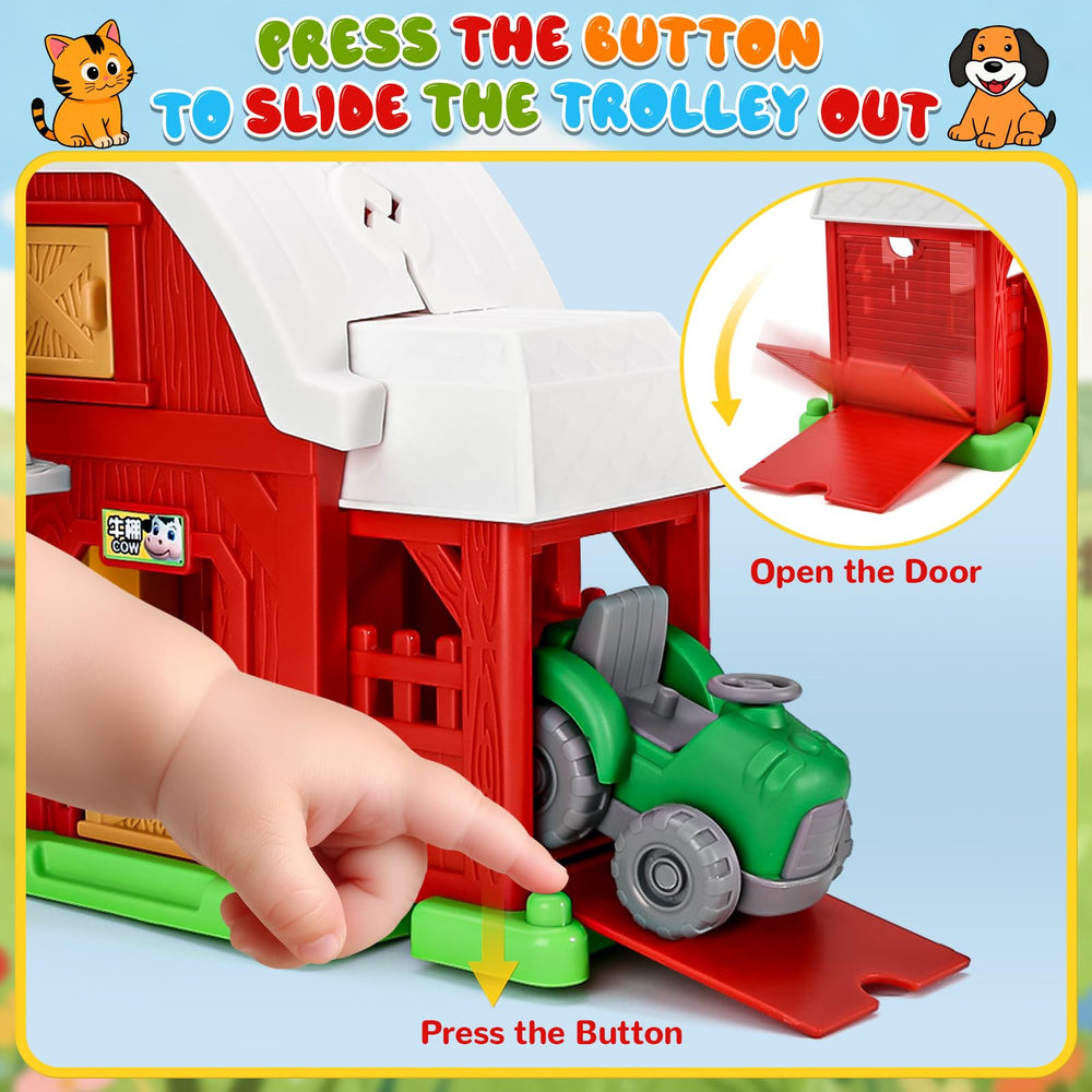 Bessome barn doors opening and closing to create stories
